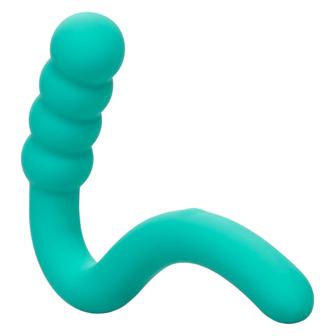 Pretty Little Wands Bubbly Slim Flexible Silicone Massager with 10 Speeds Waterproof Vibrator in Teal > Vibrators > Standard Vibrators