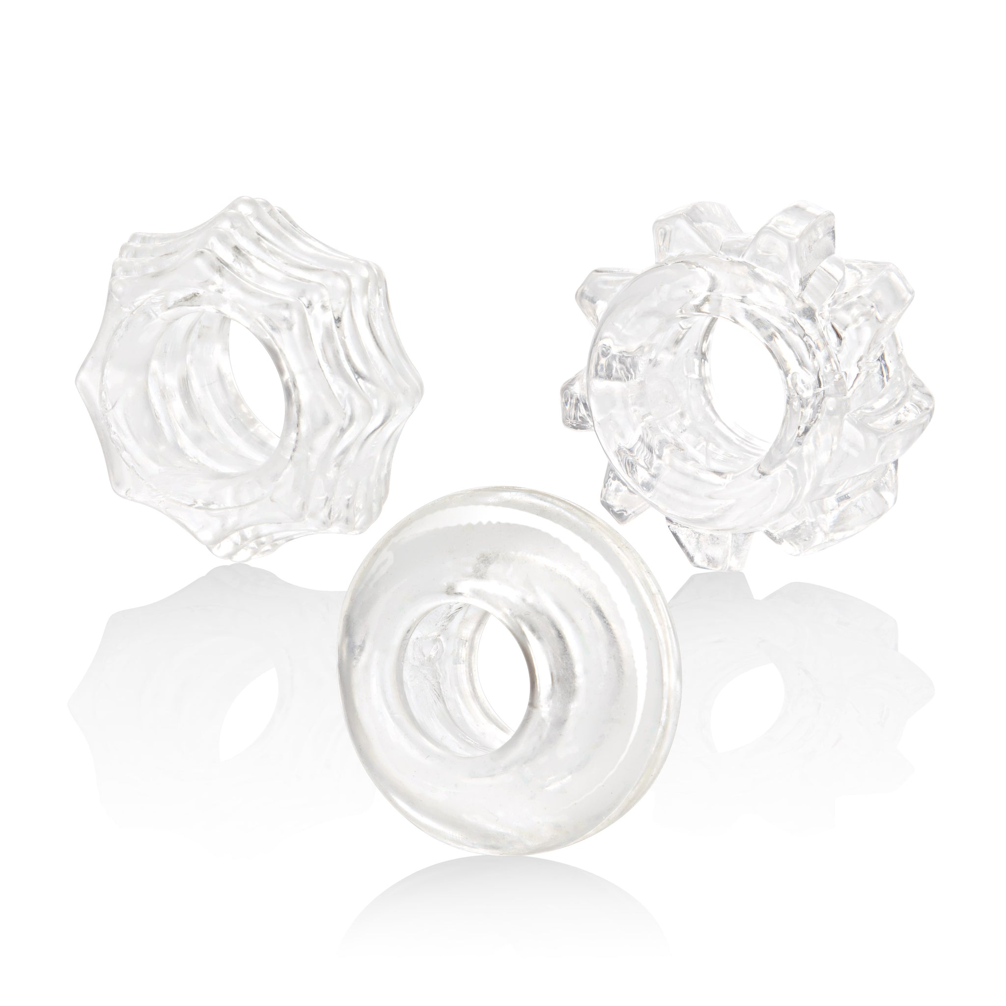 Reversible Ring Set – Stretchy Durable Erection Enhancers 3-Piece Set > Cock Ring > Sets