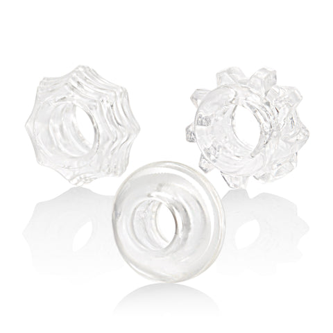 Reversible Ring Set – Stretchy Durable Erection Enhancers 3-Piece Set > Cock Ring > Sets