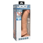 Curve Toys | JOCK Hard-Core 8 Triple Density Dildo with Balls