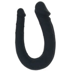 Boundless AC/DC Dong Black 13.5 Inch Silicone Double Dong with Satin Finish > Dildos > Double Dildos