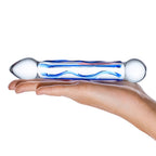 Electric Novelties Glass Dildo – 6.5 Inch Textured Full Tip Smooth Girth Adult Toy > Glass > Dildos