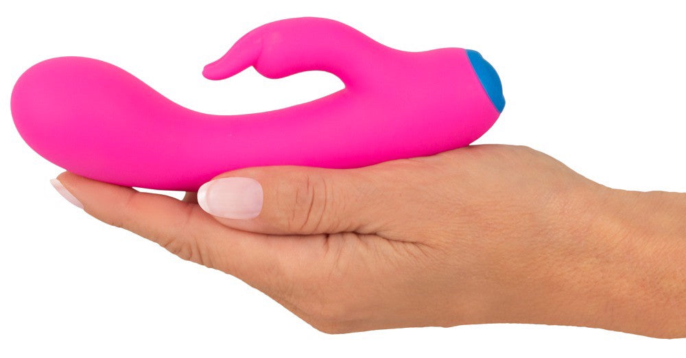 Bunt 7 Inch Rabbit Vibrator in Pink | Silicone Body Secondary image