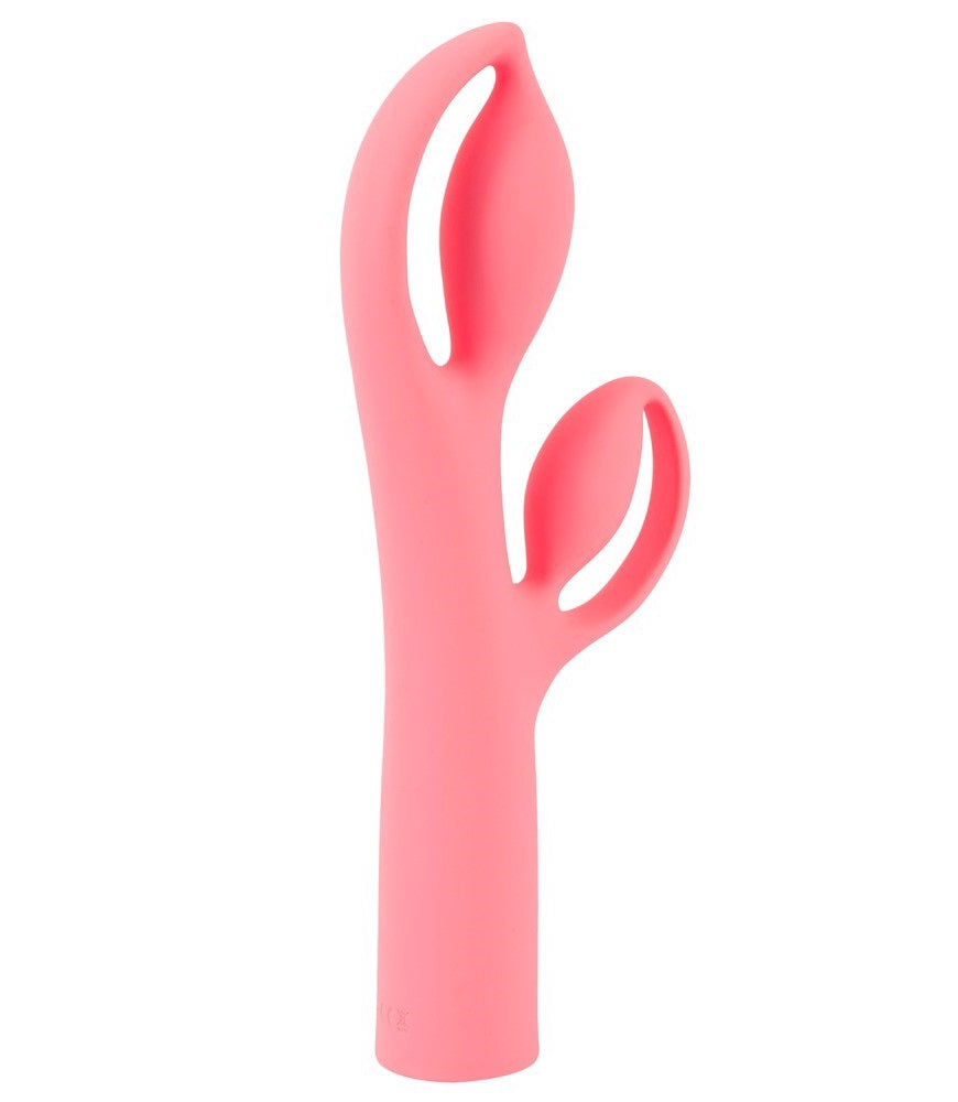 Fabulous Vibrator Pink Dual Motor Waterproof Silicone Vibrator > Vibrators > Ladies > Rabbit Multi