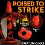 Creature Cocks King Cobra - X-Large 18 Long Silicone Dong