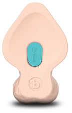 b-Vibe Slipskin Realistic Silicone Dildo 9 Inch Curved > Dildos > Large Dildos