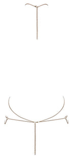 Cottelli Body Chain with Hologram Gems – Glamorous Body Jewelry Accessory > Clothes > Body Jewellery (Non Piercing)