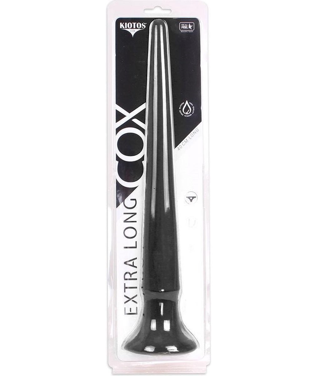 Kiotos Cox Extra Long Dildo Black 26cm – Suction Cup Silicone Dildo > Dildos > Oversized Toys