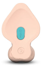 b-Vibe Slipskin Realistic Silicone Dildo 10 Inch Curved Cream > Dildos > Large Dildos