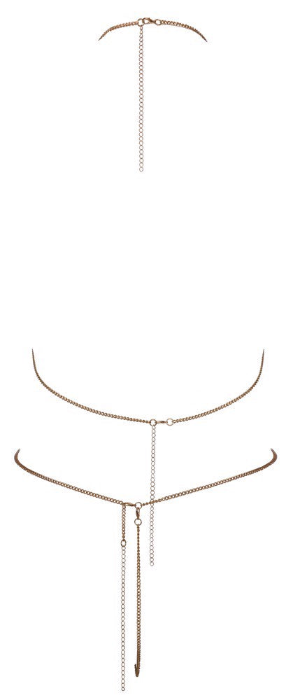 Cottelli Bra and String Set with Chain – Lingerie Secondary image