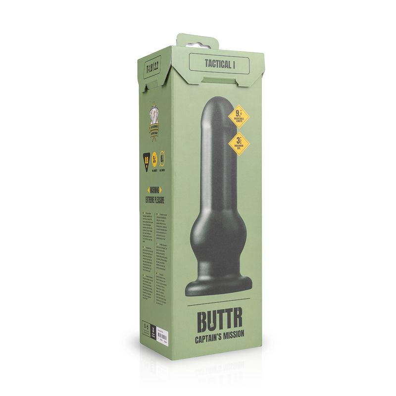 Buttr Tactical I 12 Inch Tapered Design Dildo with Strong Suction Cup - Experienced User Adult Toy > Dildos > Oversized Toys