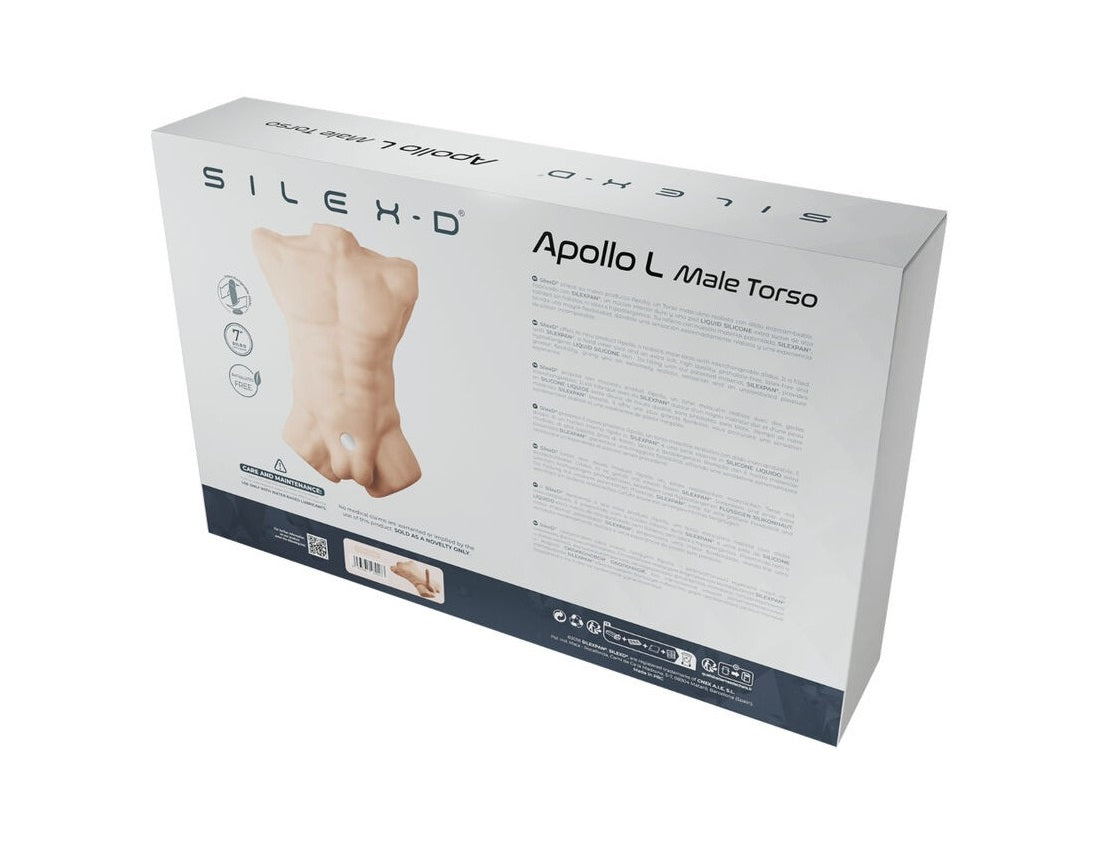 Silexd Liquid Silicone Flesh Male Torso with 7" Interchangeable Dildo > Sex Toys > Sex Dolls > Premium