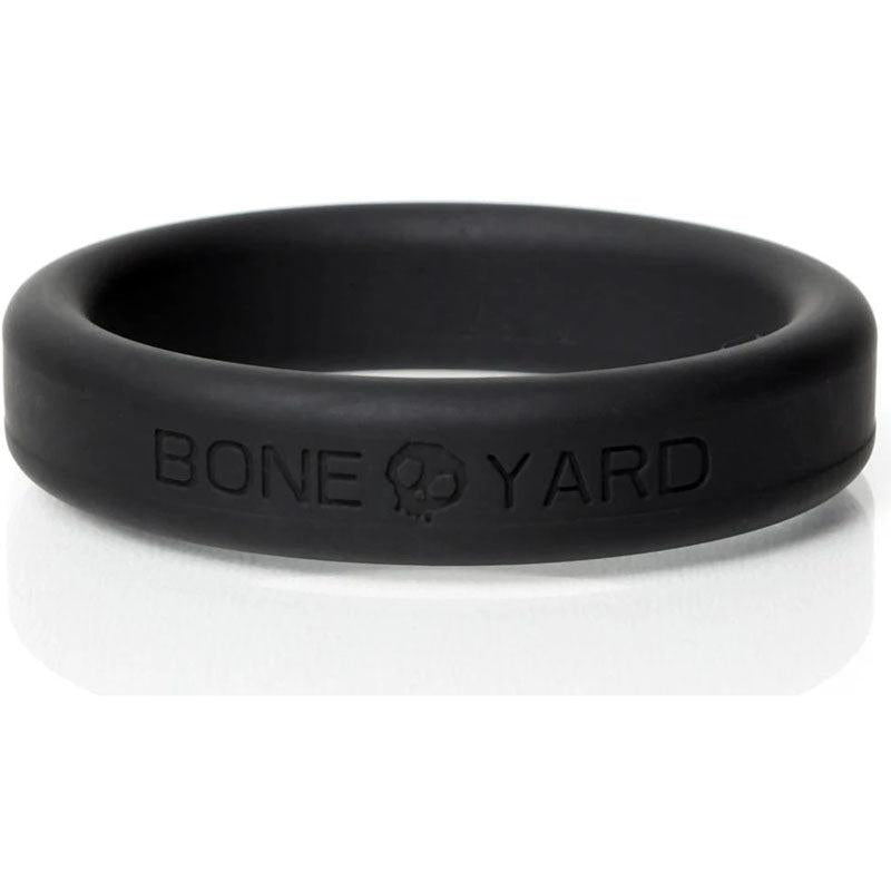 Boneyard Silicone Ring 45mm in Black - Comfortable and Durable COCK RINGS