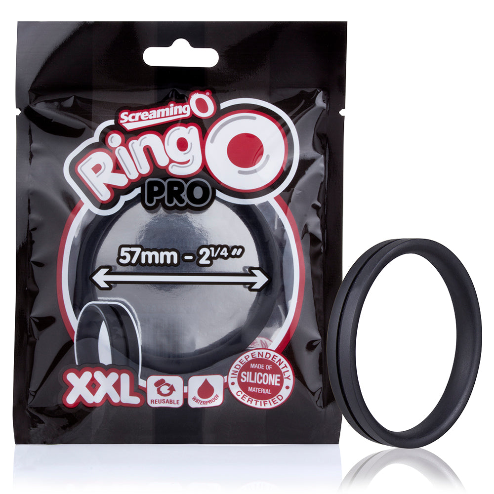 RingO Pro XXL – Stretchy 2.25 Inch Diameter Silicone Erection Enhancer Ring > Cock Ring > Single