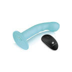 Pegasus 6 Inch Remote Control Ripple P-Spot G-Spot Silicone Peg with Harness in Blue > Dildos > Strap On Harnesses
