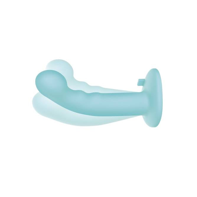 Pegasus 6 Inch Remote Control Ripple P-Spot G-Spot Silicone Peg with Harness in Blue > Dildos > Strap On Harnesses