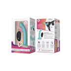 Pegasus 6 Inch Remote Control Ripple P-Spot G-Spot Silicone Peg with Harness in Blue > Dildos > Strap On Harnesses