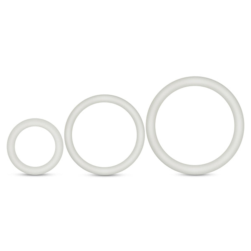 Performance Vs4 Pure Premium (White) – Silicone Cockring Set > Cock Ring > Sets