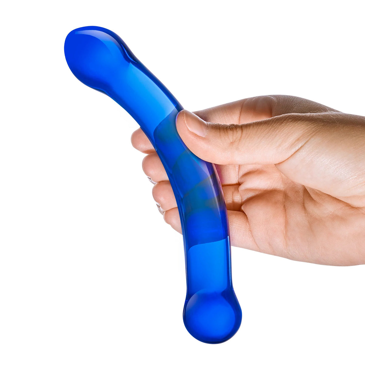 Glas 6 Inch Curved G Spot Dildo > Glass > Dildos