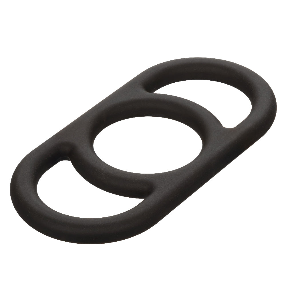 Alpha Liquid Silicone Commander Ring Black COCK RINGS