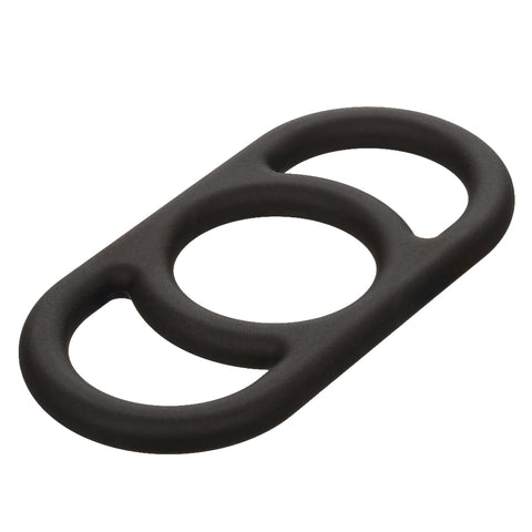 Alpha Liquid Silicone Commander Ring Black COCK RINGS