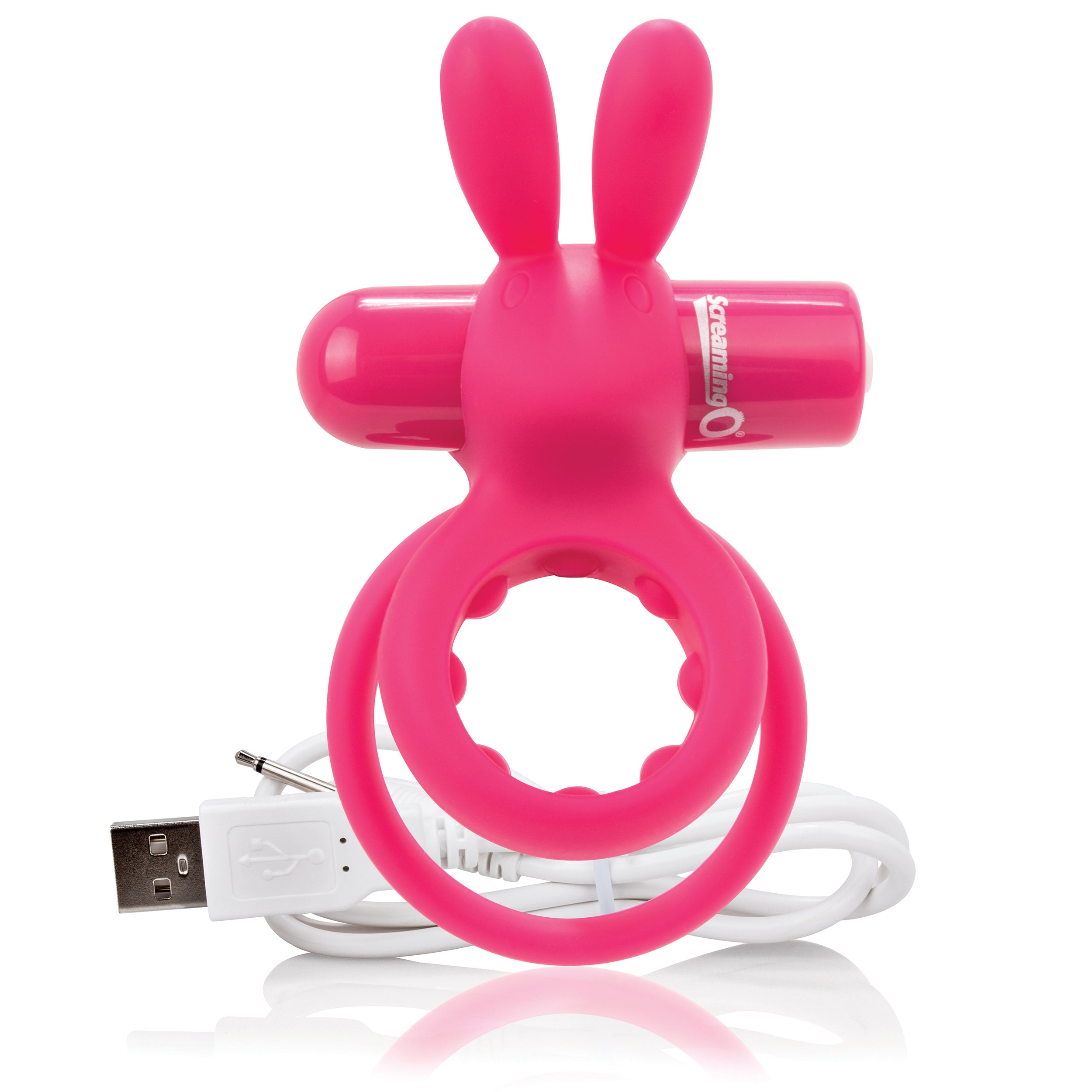 Charged Ohare – Rechargeable Double Cock Ring Rabbit Vibrator > Sex Toys > Couples Toys