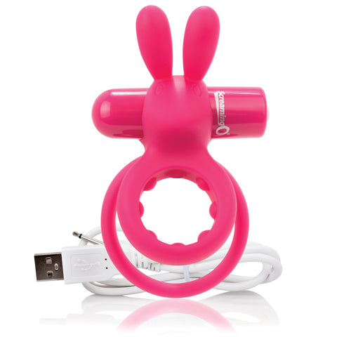 Charged Ohare – Rechargeable Double Cock Ring Rabbit Vibrator > Sex Toys > Couples Toys