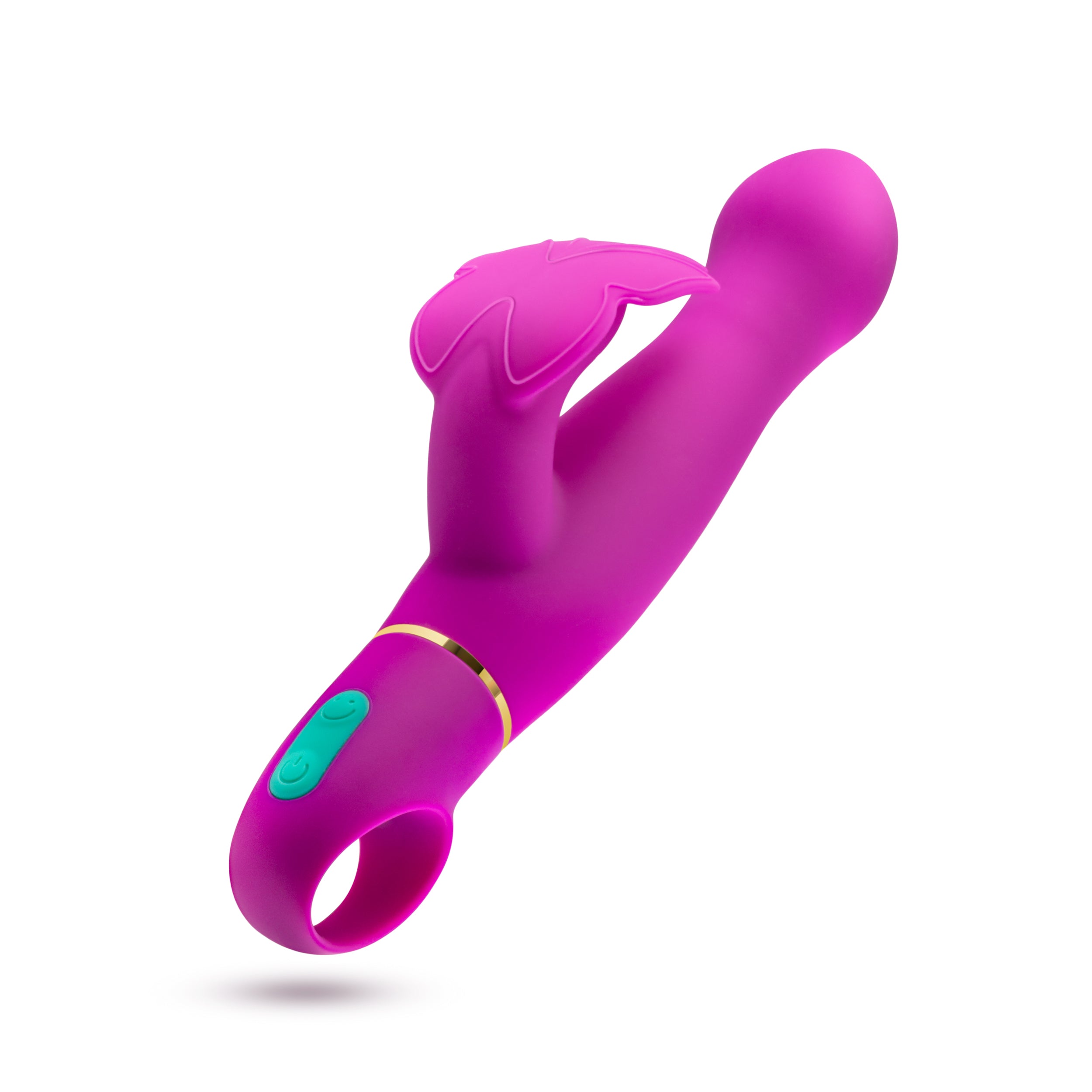 Aria Naughty AF Plum 18.4 cm Butterfly Vibrator > Vibrators > Ladies > Rabbit
