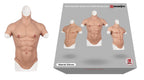 XX-DREAMSTOYS Ultra Realistic Silicone Muscle Suit Size S Light Skin Tone Full Torso Bodyform > Gender > Bodyforms