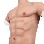 XX-DREAMSTOYS Ultra Realistic Silicone Muscle Suit Size S Light Skin Tone Full Torso Bodyform > Gender > Bodyforms