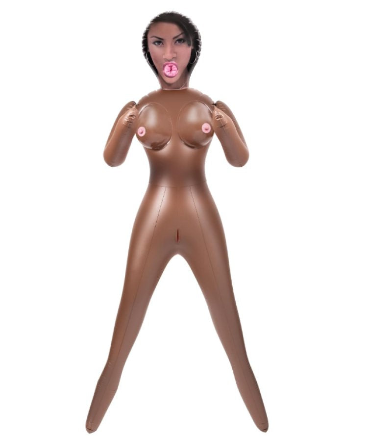 Naughty Naomi Doll Life-Like Inflatable Lover with 4-Color Face and 3 Love Passages > Sex Toys > Sex Dolls > Novelty Inflatables