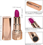Hide and Play Lipstick Mini Massager Vibrator Purple Waterproof Rechargeable