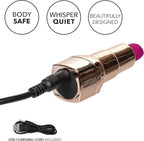 Hide and Play Lipstick Mini Massager Vibrator Purple Waterproof Rechargeable