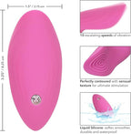 LuvMor Teases Pink Liquid Silicone Waterproof Massager with 10 Speeds