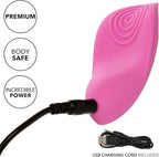 LuvMor Teases Pink Liquid Silicone Waterproof Massager with 10 Speeds