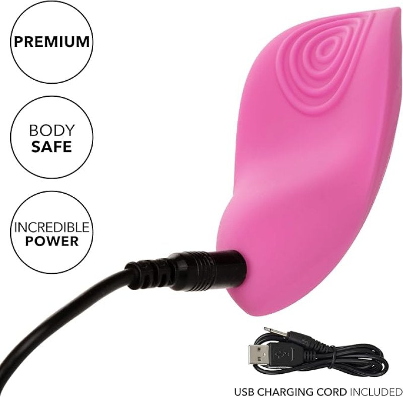 LuvMor Teases Pink Liquid Silicone Waterproof Massager with 10 Speeds
