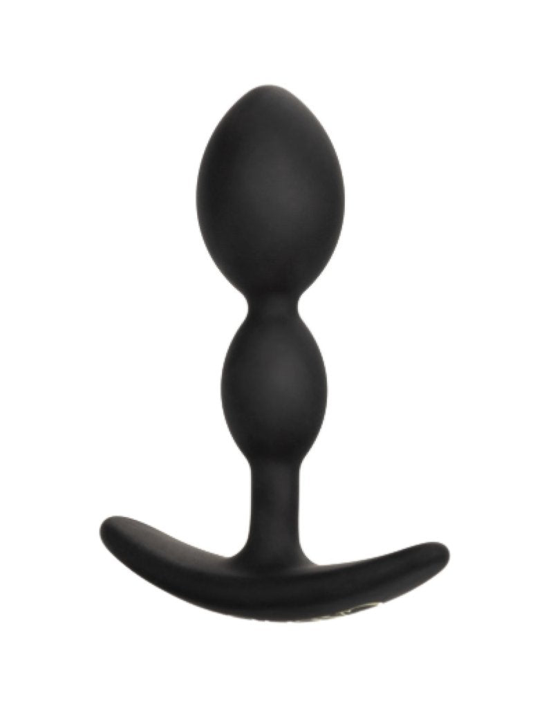 Boundless 2X Teardrop Plug Black Flexible Silicone 2 Bulb Size > Anal Range > Butt Plugs
