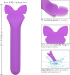 Bliss Liquid Silicone Flutter Vibrator in Purple with 10 Speeds and Design > Vibrators > Mini Vibrators