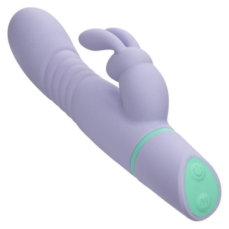 Love Bunny Thrusting Bunny Purple 7.5 Inch Dual Stimulator Vibrator > Vibrators > Ladies > Rabbit