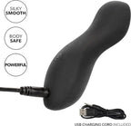Boundless Perfect Curve Black Liquid Silicone Massager with 10 Intense Functions Waterproof