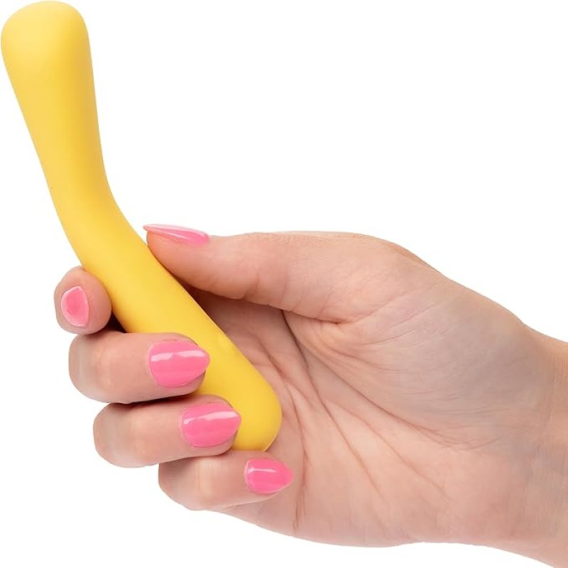 Boundless Mini Flexiwand Yellow Liquid Silicone Flexible Mini Massager Waterproof