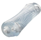 Cyclone Dual Ribbed Stroker XL Transparent Easy Grip Multi-Chambered Stroker