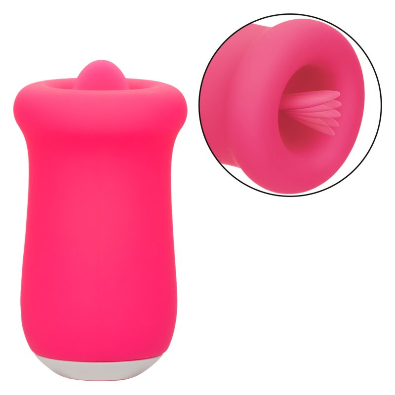 Sugar Craze – Flickering Tongue Stimulator with Travel Case Compact Vibrator