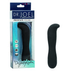 Dr. Joel Kaplan Prostate Probe Ergonomic Black Silicone Waterproof with 10 Speeds and Charging