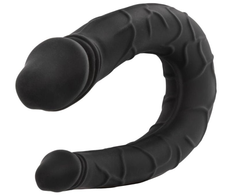 Boundless AC/DC Dong Black 13.5 Inch Silicone Double Dong with Satin Finish > Dildos > Double Dildos