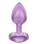 Jewel Large Amethyst Heart Plug (2.75 inch)