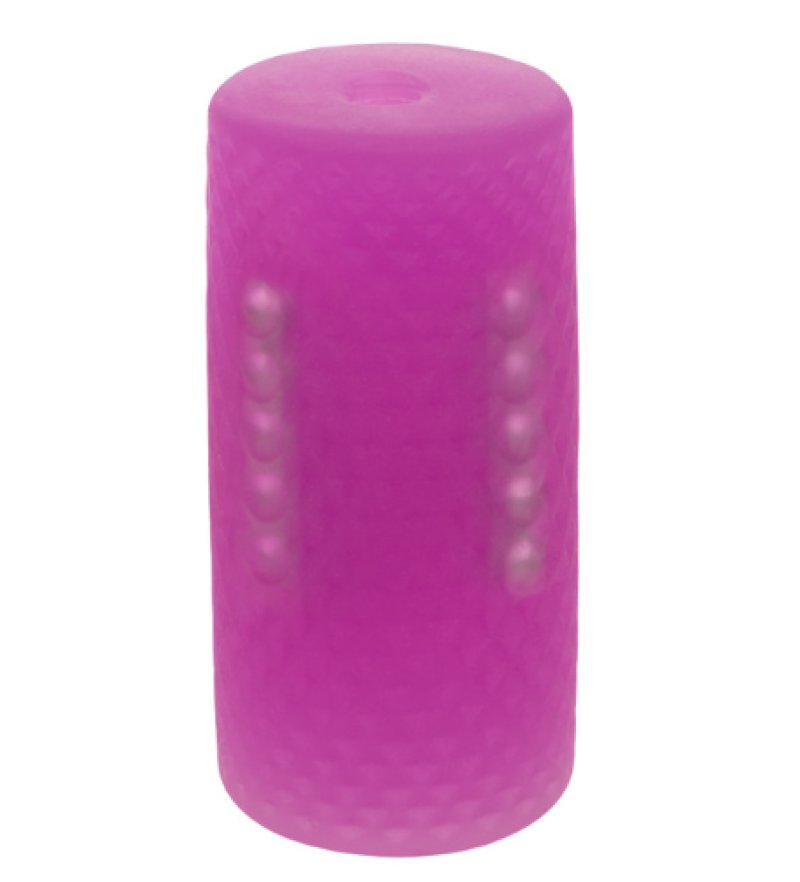 Pop Sock Beaded Purple Textured Soft Stretchy Male Stroker Sleeve