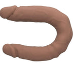 Silicone Studs Bend and Hold Dual Dong (Brown) – Premium Silicone 16 Inch Dong > Dildos > Double Dildos