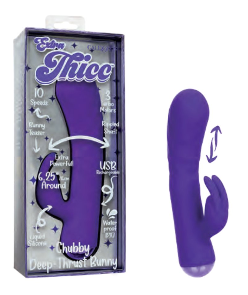Extra Thicc Chubby Deep Thrust Bunny – 6.25 Inch Triple-Motor Vibrator