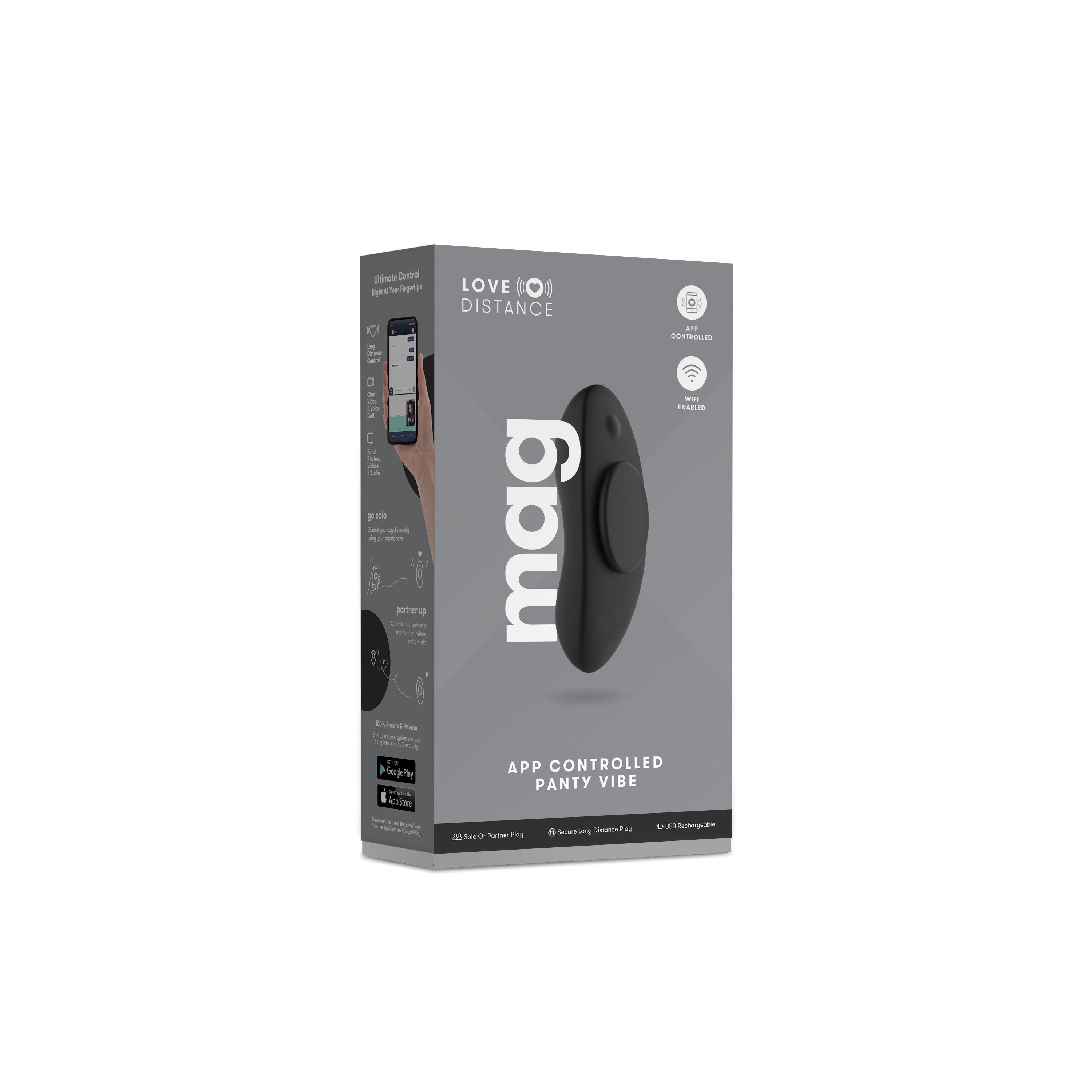 Love Distance Mag Panty Vibrator with App Control > Sex Toys > Remote Control Toys
